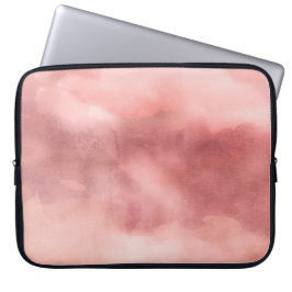 Roze, marmer, 15-inch hoes voor neopreenlaptop