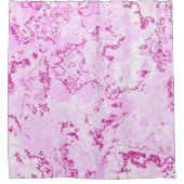 Roze Marmer abstract Douchegordijn (Voorkant)