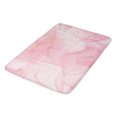 Roze marmer achtergrond, vloeiende art achtergrond badmat (Gekanteld)