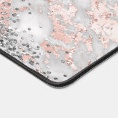 Roze marmer Agate Bureaumat (Hoek)