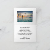 Roze Marmer Art Deco Design Bruiloft Bedankkaart (Binnen)