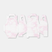 Roze marmer bedankdoosjes (Uitgevouwen)