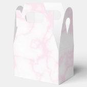 Roze marmer bedankdoosjes (Geopend)