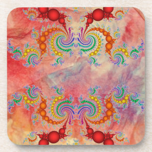 Roze marmer Beverage Coaster Onderzetter