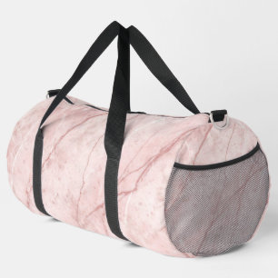 Roze marmer biologisch stoffig roze blush plunjezak
