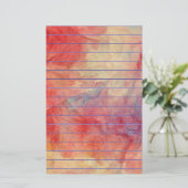 Roze marmer briefpapier (Staand voorkant)