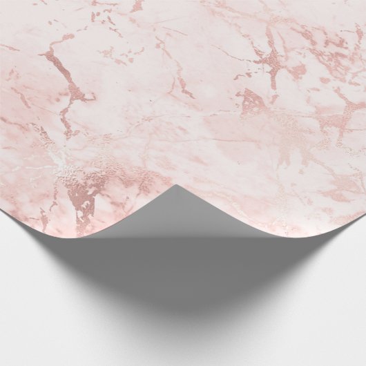roze marmer cadeaupapier (Hoek)