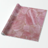 Roze marmer cadeaupapier (Uitgerold)