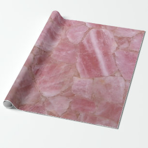 Roze marmer cadeaupapier