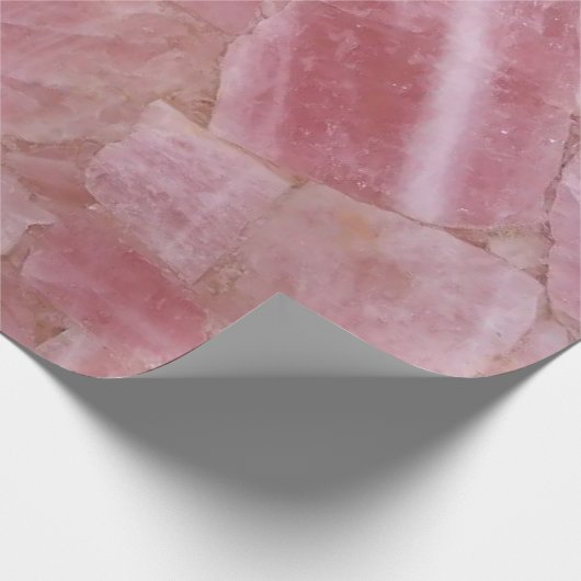 Roze marmer cadeaupapier (Hoek)