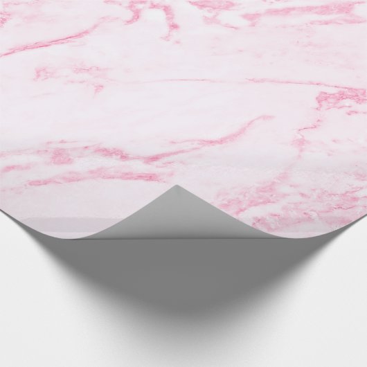 Roze marmer cadeaupapier (Hoek)