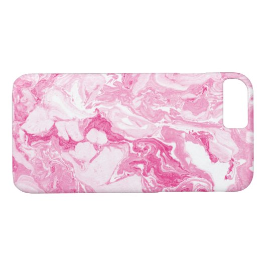 roze marmer Case-Mate iPhone case (Achterkant (Horizontaal))