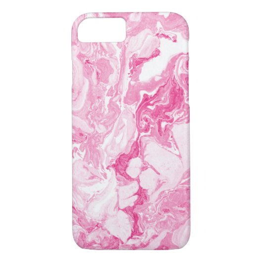 roze marmer Case-Mate iPhone case (Achterkant)