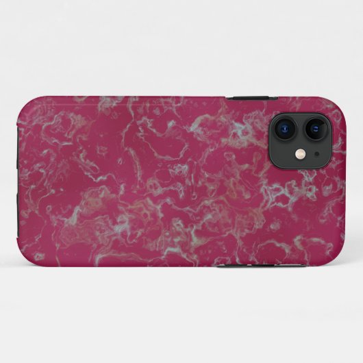 roze marmer Case-Mate iPhone case (Achterkant (horizontaal))