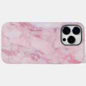 Roze marmer Case-Mate iPhone case (Achterkant (horizontaal))