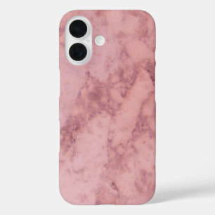 Roze marmer iPhone 16 hoesje