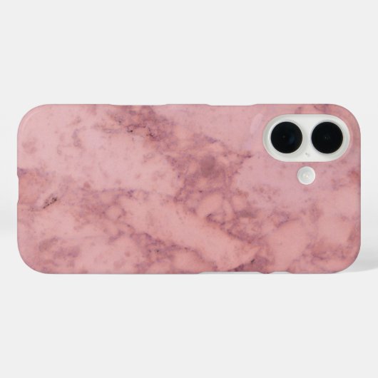 Roze marmer Case-Mate iPhone case (Achterkant (horizontaal))