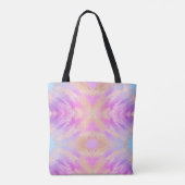  Roze Marmer Custom Tote Bag (Achterkant)