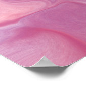 Roze Marmer Effect Poster (Hoek)