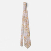 Roze marmer en goud stropdas (Achterkant)