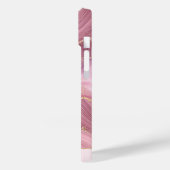 Roze marmer Gold Glitter Case-Mate iPhone Case (Achterkant / Links)