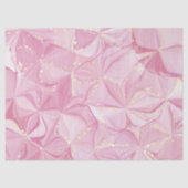Roze Marmer Goud Geode Abstract Patroon Tissuepapier (Voorkant)