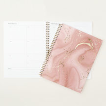 Roze Marmer Goud Glitter Abstract Patroon