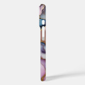 Roze Marmer Gouden Hoestel Luxe Abstract Case-Mate iPhone Case (Achterkant / Links)
