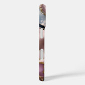 Roze Marmer Gouden Hoestel Luxe Abstract Case-Mate iPhone Case (Achterkant / Rechts)