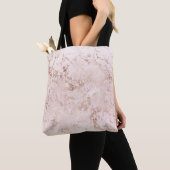 Roze marmer: gouden textuur achtergrond. tote bag (Dichtbij)