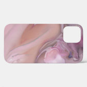 Roze Marmer Hoesje-Mate iPhone Case (Achterkant (horizontaal))
