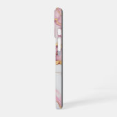 Roze marmer iPhone 16 hoesje (Linkerkant)