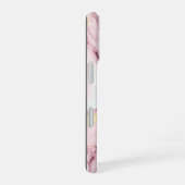 Roze marmer iPhone 16 hoesje (Rechterkant)
