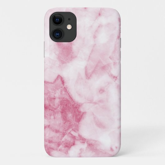 Roze Marmer Iphone-draagtas Case-Mate iPhone Case (Achterkant)