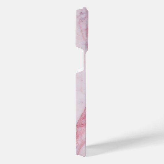 Roze marmer iPhone hoesje (Rechterkant)