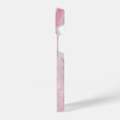 Roze marmer iPhone hoesje (Linkerkant)