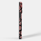 Roze marmer iPhone hoesje (Rechterkant)