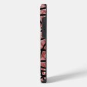 Roze marmer iPhone hoesje (Linkerkant)