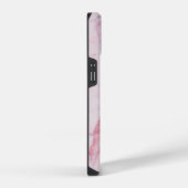 Roze marmer iPhone hoesje (Rechterkant)