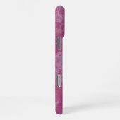 Roze marmer iPhone hoesje (Rechterkant)