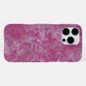 Roze marmer iPhone hoesje (Achterkant horizontaal)