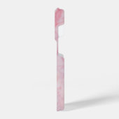 Roze marmer iPhone hoesje (Linkerkant)