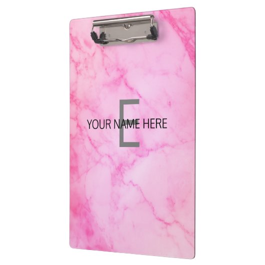 Roze marmer klembord (Links)