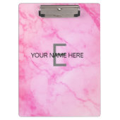 Roze marmer klembord (Voorkant)