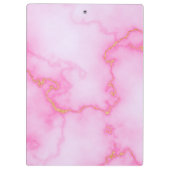 Roze marmer-klembord klembord (Achterkant)