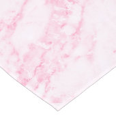 Roze marmer korte tafelloper (Hoek)