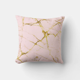 Roze marmer kussen