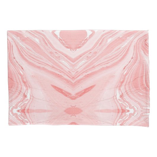 Roze marmer kussensloop (Voorkant)