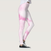 Roze marmer-Leggings Leggings (Rechts)