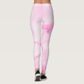 Roze marmer-Leggings Leggings (Achterkant)